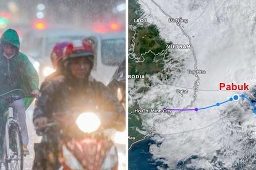 Cơn bão số 10 (bão Pabuk) di chuyển hướng về phía nước ta, có khả năng đổ bộ