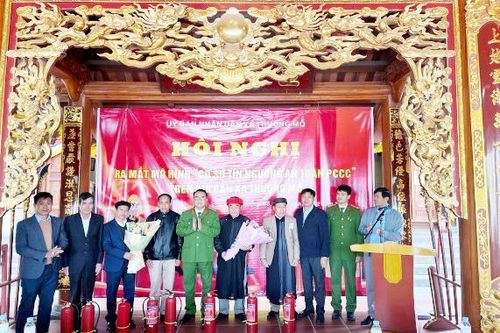 Ra mắt mô hình Cơ sở tín ngưỡng an toàn phòng cháy chữa cháy