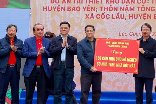 Khánh thành khu tái định cư thôn Làng Nủ, Kho Vàng và Nậm Tông