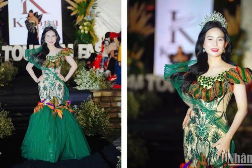 'Vườn hoa thổ cẩm', bản hòa sắc của nhà thiết kế K'Jona và Hưng Cao vừa ra mắt tại Đà Lạt