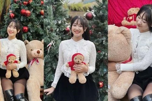 Hoa khôi Tài sắc Việt Nam 2024 lan tỏa thông điệp 'Noel hạnh phúc' trong bộ ảnh năm nay