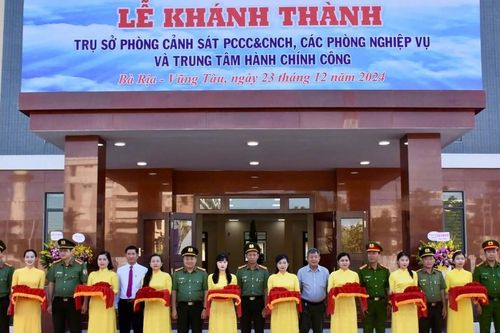 Công an tỉnh Bà Rịa - Vũng Tàu khánh thành nhiều trụ sở làm việc của các đơn vị