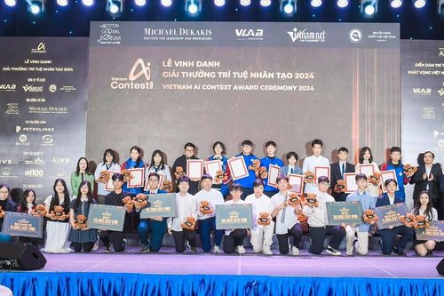 9 đội thi đạt giải cuộc thi Trí tuệ nhân tạo Việt Nam 2024