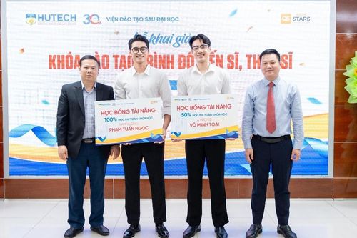 HUTECH trao nhiều suất học bổng thạc sĩ, tiến sĩ