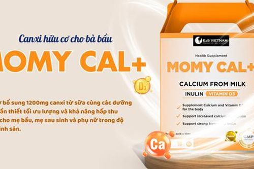 Canxi hữu cơ cho bà bầu Momy Cal+ từ sữa làm giảm nỗi lo thiếu canxi