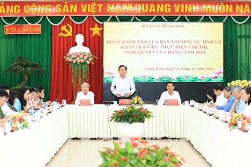 Huyện Trảng Bom cần làm tốt công tác sắp xếp bộ máy gắn với nhân sự chuẩn bị cho Đại hội Đảng bộ huyện
