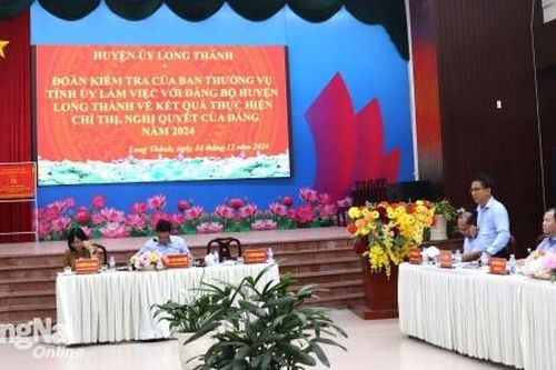 Đảng bộ huyện Long Thành lãnh đạo đạt và vượt 61/63 chỉ tiêu nghị quyết