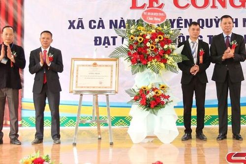 Công bố xã Cà Nàng đạt chuẩn nông thôn mới năm 2024