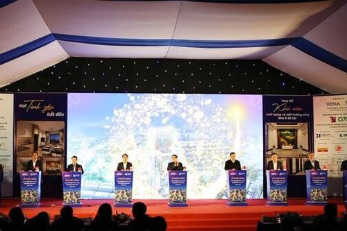Nhà ở xã hội Golden Square Lào Cai do Alphanam làm chủ đầu tư khởi công tại Lào Cai