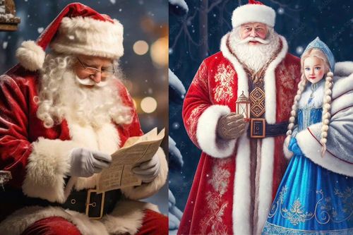 Ông già Noel và ông già Tuyết có phải là một?