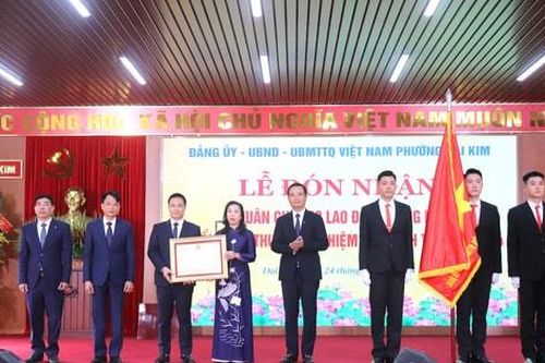 Phường Đại Kim (quận Hoàng Mai) đón nhận Huân chương Lao động hạng Ba