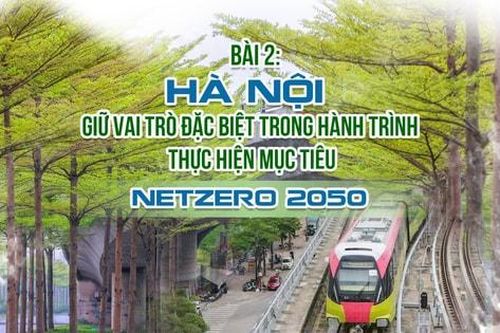 Hà Nội giữ vai trò đặc biệt trong tiến trình thực hiện mục tiêu Netzero 2050