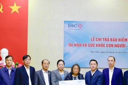 BIC chi trả hơn 2 tỷ đồng quyền lợi bảo hiểm cho khách hàng tại Phú Thọ