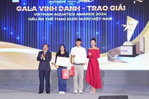 Vinh danh hơn 100 vận động viên tiêu biểu tại Vietnam Aquatics Awards 2024
