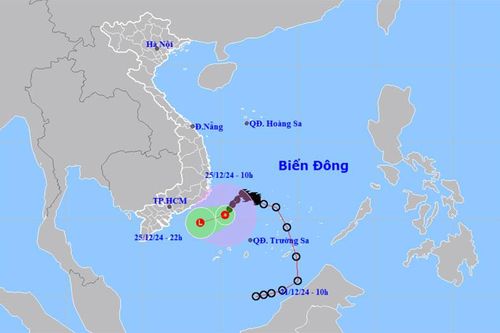 Bão số 10 suy yếu thành áp thấp nhiệt đới