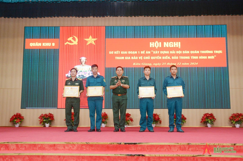 Quân khu 9: Phát huy vai trò Hải đội dân quân thường trực