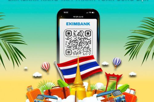 Vi vu Thái Lan không lo tiền mặt với QR Pay từ Eximbank
