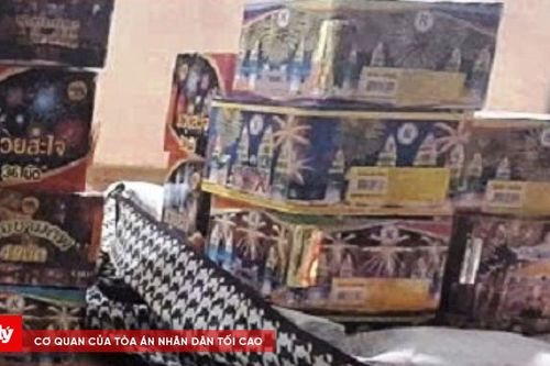Đang tét thử pháo hoa mua trên mạng thì bị phát hiện, bắt giữ