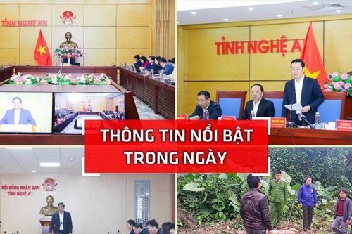 Nghệ An: Thông tin nổi bật ngày 25/12
