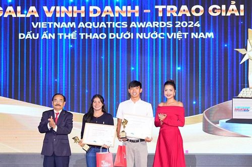 Hơn 100 vận động viên tiêu biểu 'tỏa sáng' tại Gala Vietnam Aquatics Awards 2024