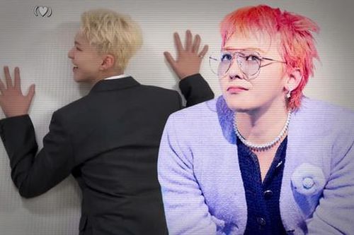 Đáng yêu hết phần thiên hạ: Nam ca sĩ dí mặt vào tường vì G-DRAGON