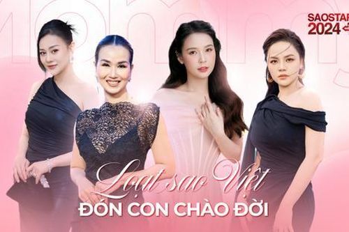 Loạt sao Việt đón 'rồng vàng' trong năm 2024, cặp song sinh nhà Phương Oanh gây sốt