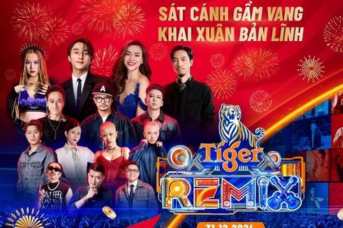 Tiger Remix 2025 mang tới 3 đại nhạc hội 'bùng nổ' chào đón năm mới