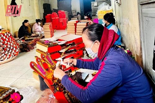 Làng nghề Mật Sơn hối hả vào Tết Nguyên đán Ất Tỵ