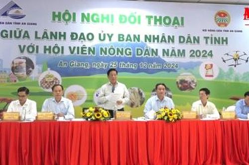 Hội nghị đối thoại giữa lãnh đạo UBND tỉnh với hội viên nông dân năm 2024