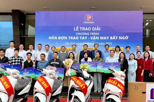 Gia Lai: Trao thưởng chương trình khuyến mại 'Hóa đơn trao tay-Vận may bất ngờ'