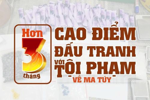Hơn 3 tháng cao điểm đấu tranh với tội phạm về ma túy