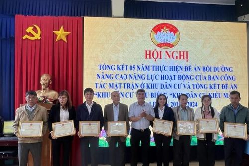 Đức Trọng: Tổng kết Đề án bồi dưỡng nâng cao năng lực hoạt động của Ban công tác Mặt trận ở khu dân cư giai đoạn 2019-2024