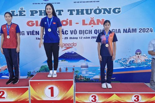 Phú Thọ giành 3 huy chương tại Giải Bơi - Lặn các VĐV xuất sắc năm 2024