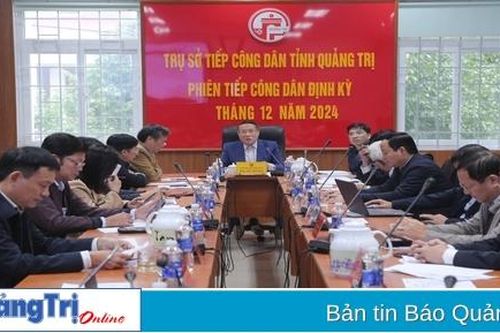 Quyền Chủ tịch UBND tỉnh Hà Sỹ Đồng tiếp công dân định kỳ tháng 12/2024
