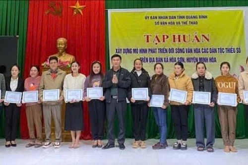 Xây dựng mô hình phát triển đời sống văn hóa các dân tộc thiểu số tại Quảng Bình