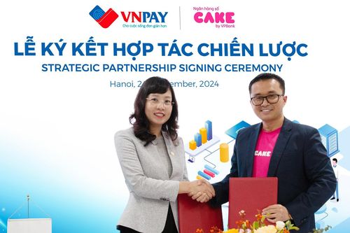 Ngân hàng số Cake mở rộng dịch vụ tài chính trên VNPAY