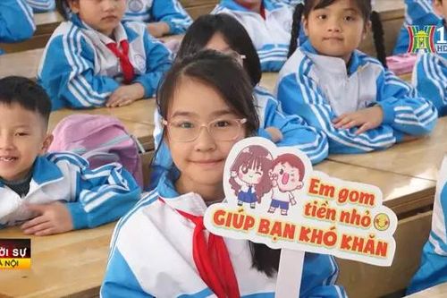 Ý nghĩa mô hình 'Em gom tiền nhỏ - giúp bạn khó khăn'