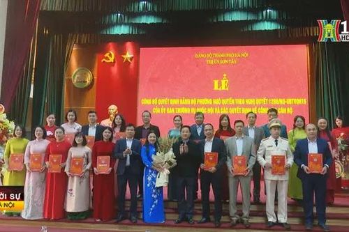 Thành lập Đảng bộ phường Ngô Quyền, thị xã Sơn Tây