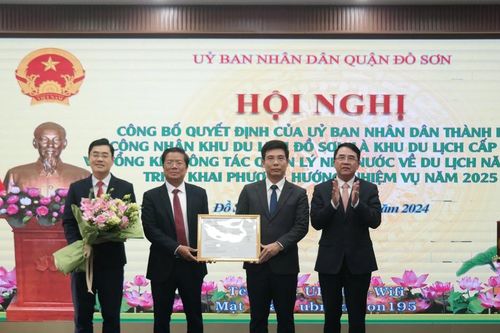 Đồ Sơn được công nhận là khu du lịch cấp tỉnh, mục tiêu thu hút 5 triệu lượt khách năm 2025