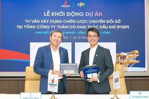 PVEP ký thỏa thuận hợp tác chuyển đổi số với FPT Digital