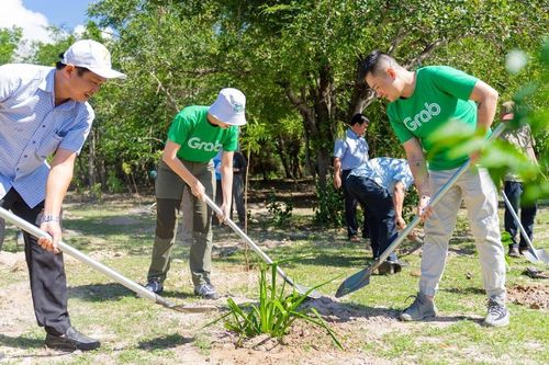 Người dùng Grab có thể chung tay tạo thêm mảng xanh cho Ninh Thuận