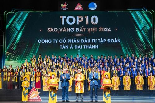 Tân Á Đại Thành được vinh danh Top 10 Sao Vàng đất Việt năm 2024