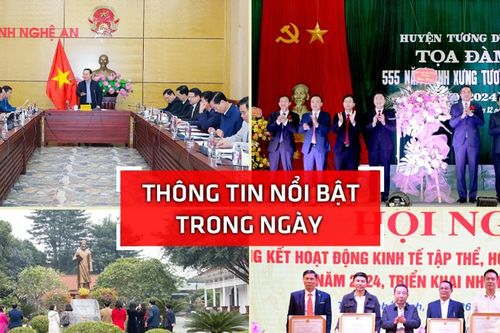 Nghệ An: Thông tin nổi bật ngày 26/12