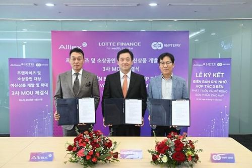 LOTTE Finance, Alliex và VNPT EPAY hợp tác hỗ trợ nguồn vốn cho hộ kinh doanh