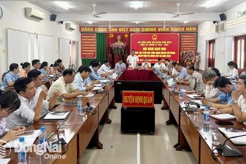 HĐND huyện Định Quán tổ chức 82 cuộc khảo sát, giám sát trong năm 2024