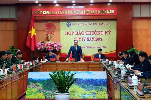 UBND tỉnh họp báo thường kỳ quý IV năm 2024