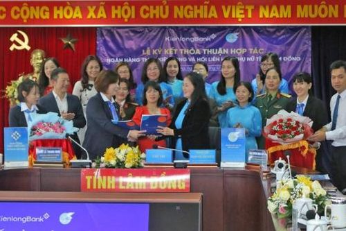 Hội LHPN tỉnh ký kết thỏa thuận với Ngân hàng Kiên Long về hỗ trợ vay vốn cho hội viên phụ nữ
