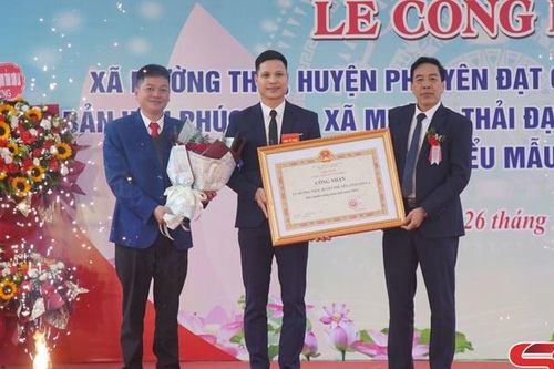 Công bố xã Mường Thải đạt chuẩn nông thôn mới