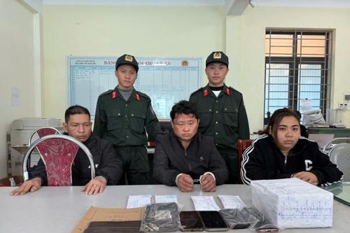 Cặp vợ chồng ở Lóng Luông bị bắt cùng 4 bánh heroin