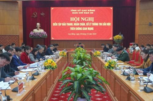 Diễn tập đấu tranh, ngăn chặn, xử lý thông tin xấu, độc trên không gian mạng